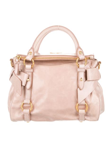 miu miu vitello lux bow bag|real real miu bow bag.